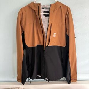 Carhartt Men's Tan and Black Windbreaker